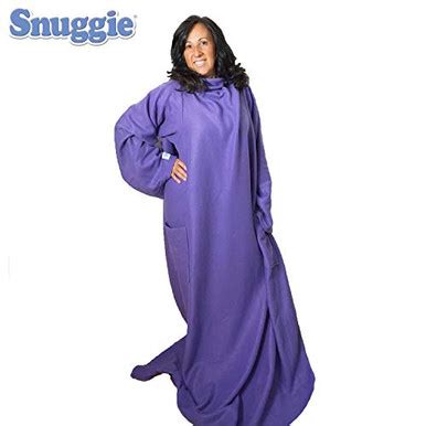 SNUGGIE- The Original Wearable Blanket That Has Sleeves, Warm, Cozy, Super Soft Fleece ...