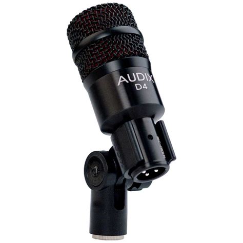 Audix D4 Low-Frequency Dynamic Instrument Microphone at Gear4music