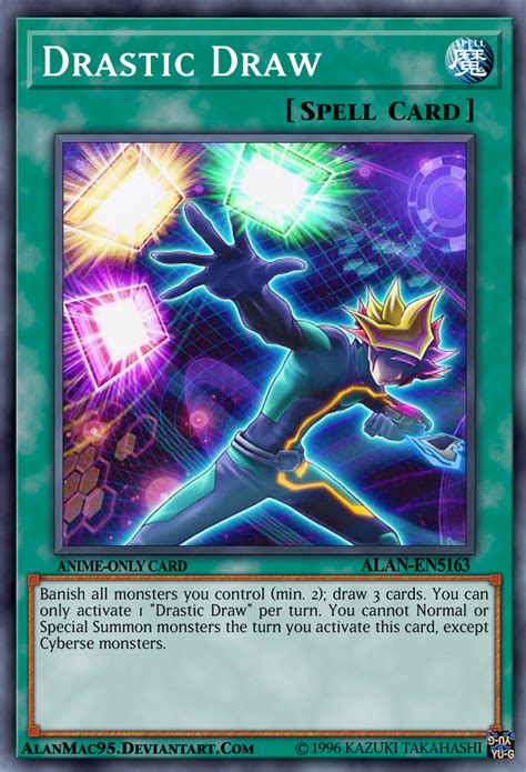 Drastic Draw By Alanmac95 On Deviantart Custom Yugioh Cards Yugioh