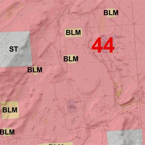 Wyoming Antelope Hunt Area 44 Hunt Wyoming Map By Map The Xperience Avenza Maps