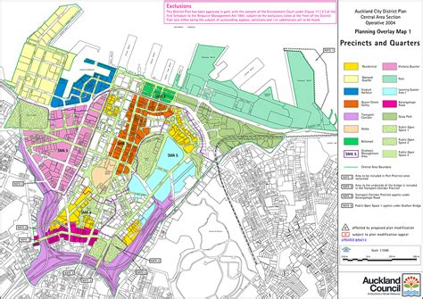 District Plan: Central Area Planning Maps