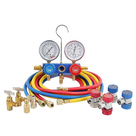 Amazon Oemtools Dual Aluminum Manifold Gauge Set Air