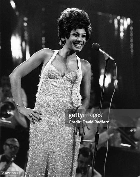 Welsh Singer Shirley Bassey Performs On A Television Show In London