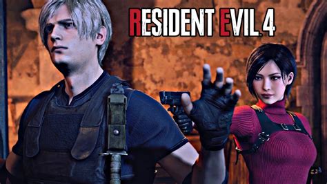 Ada Wong Vs Leon S Kennedy Resident Evil 4 Remake Ps5 Gameplay