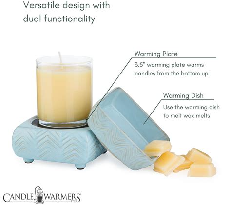 Chevron 2 In 1 Wax And Candle Warmer Plus 2 Waxmelts