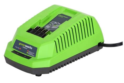 Greenworks G MAX 40 V Akku Ladegerät für 40 Volt Li Ionen Akkus von