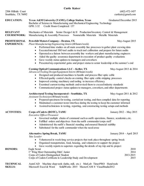 Curtis Kaiser Resume PDF