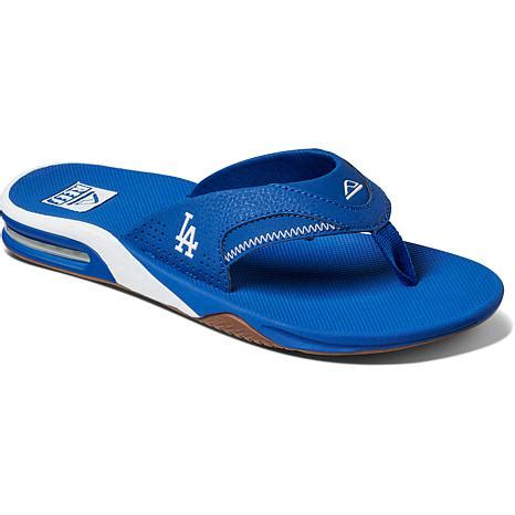 Officially Licensed MLB Men S REEF Dodgers Bottle Opener Sandals