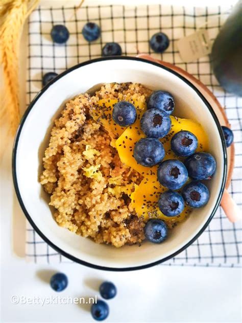 Tropisch Quinoa Ontbijt Met Earl Grey Betty S Kitchen