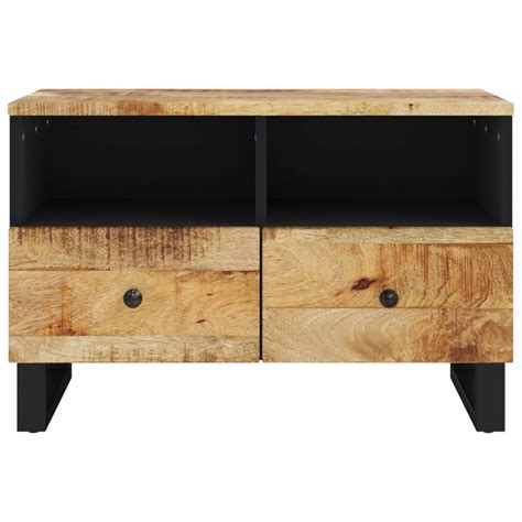 MEUBLE TV MEUBLE HI FI Meuble TV 70x33x46 Cm Bois Massif De