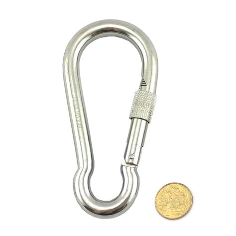 Stainless Steel Locking Snap Hook Melbourne Australia Wide Delivery