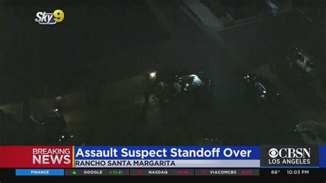 Alleged Assault Suspect In Custody After Standoff In Rancho Santa Margarita Youtube