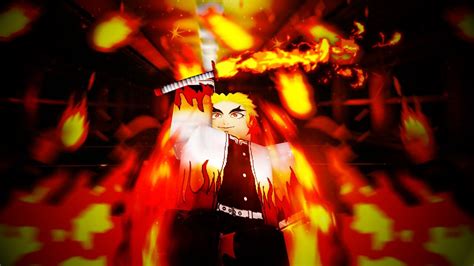 Type Soul Flame Hashira Rengoku Dominating For 24 Hours I Bossraiding Flame Bankai Youtube