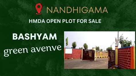 HMDA Open Plot For Sale At Nandhigama Near Manjeera Nagar Bdl