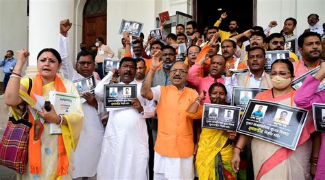 West Bengal: BJP walks out of Assembly, stages protest | Kolkata News ...