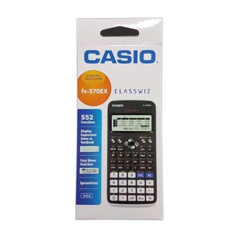 Casio Scientific Calculator Fx 570ex Classwiz Lazada