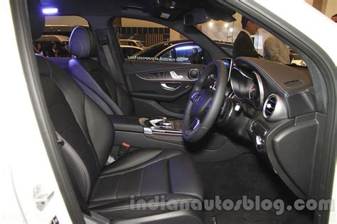 Mercedes GLC interior front at the Indonesia International Motor Show 2015