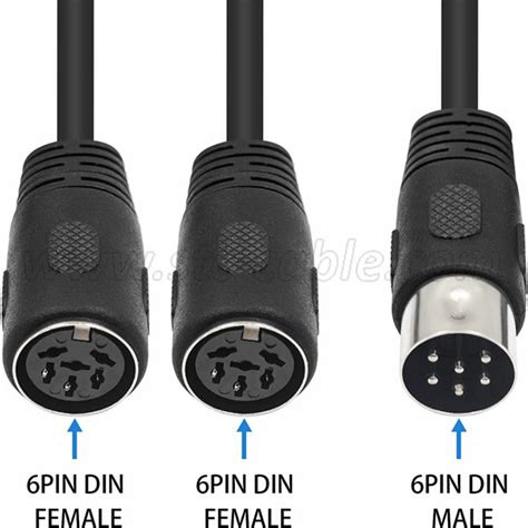 6 Pin Din Extension Splitter Cable China Stc Electronichong Kong