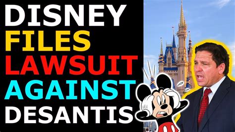 Disney Sues Desantis Over Disney World “retaliation” And Free Speech Ep 276 Youtube