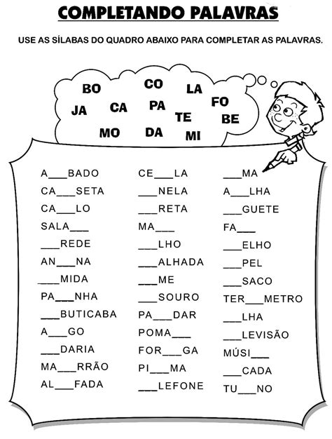 Atividades De PortuguÊs 3° Ano GramÁtica X Atividades E Desenhos