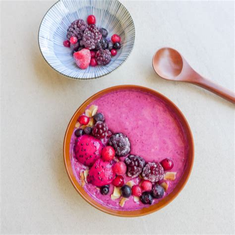 Smoothiebowl Rood Fruit Menuut