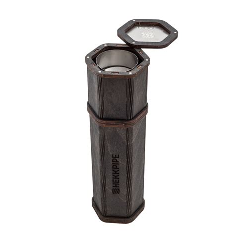 Kaljanas HEKKPIPE Hexagon 2 Black Hookahshop Lt