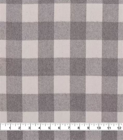 Plaiditudes Brushed Cotton Fabric Grey And White Buffalo Check Joann Red And Black Plaid Navy