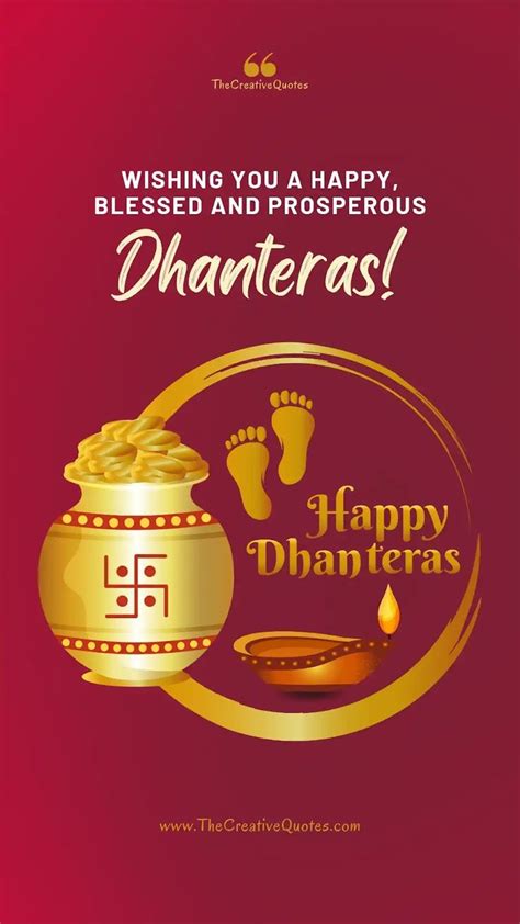 Happy Dhanteras Wishes 2022 Quotes Images Wishes And Sayings The