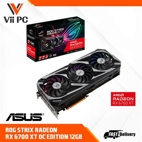 Asus Rog Strix Radeon Rx 6700 Xt Oc Edition 12gb Gddr6 Rog Strix