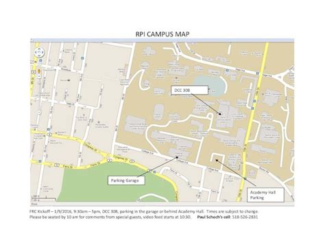 (PDF) RPI CAMPUS MAP - NY TECH VALLEY FIRST CAMPUS MAP FRC Kickoff – 1/9/2016, 9:30am – 5pm, DCC ...