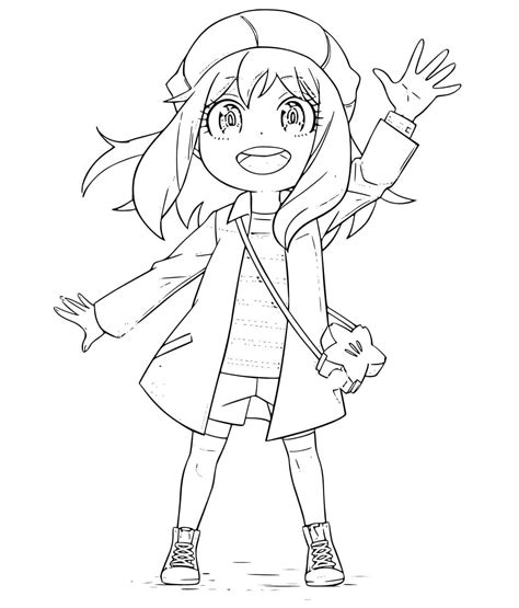 Coloring Pages Anya Anime Drawings