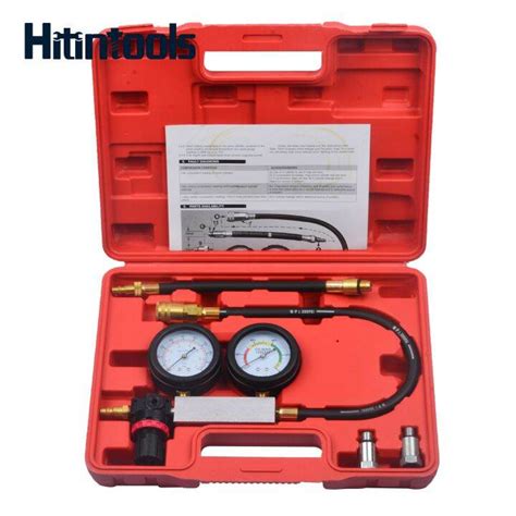 Cylinder Leak Tester Compression Leakage Detector Kit Set Petrol Engine