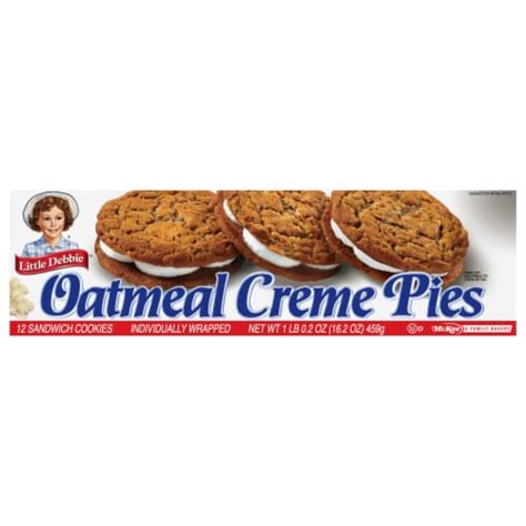 Little Debbie® Oatmeal Creme Pies, 12 ct / 16.2 oz - Kroger