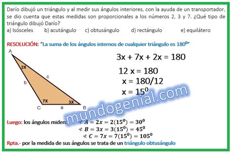 Dar O Dibuj Un Tri Ngulo Y Al Medir Sus Ngulos Interiores Con La