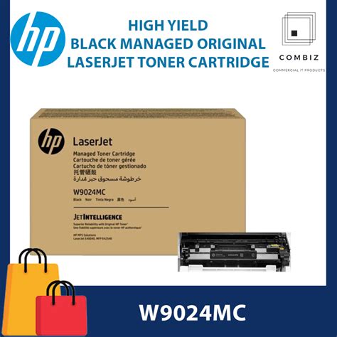 Hp W9024mc High Yield Black Managed Original Laserjet Toner Cartridge Shopee Malaysia