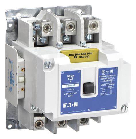 Eaton Non Reversing 3 Poles Nema Magnetic Contactor 6hgh0cn15nn3c