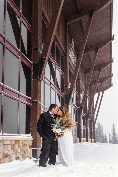 Ski The Day Breckenridge Snowboard Wedding Colorado Ski Wedding