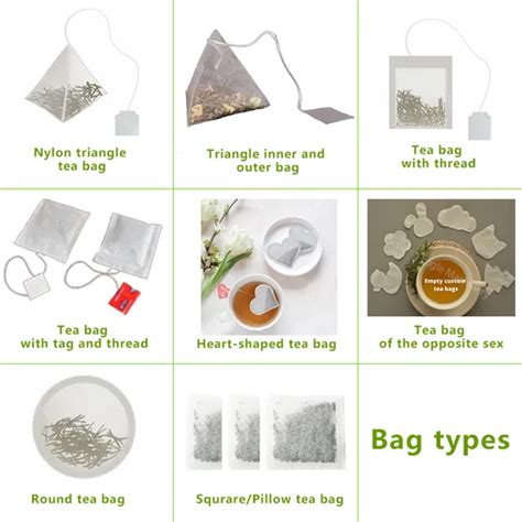 Automatic 4 Side Seal Small Tea Bag Filter Paper Nylon Sachet Tea Bag