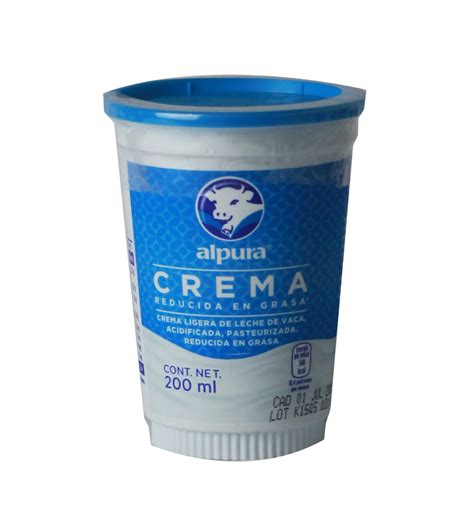 Crema Reducida En Grasa Alpura Gr