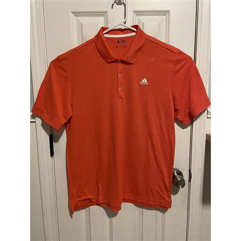 Adidas Climacool Golf Polo Shirt Mens Medium Gray Depop