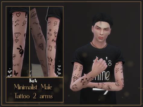 Minimalist Tattoo Sims 4 Dresses Sims 4 Sims 4 Tattoos Themelower