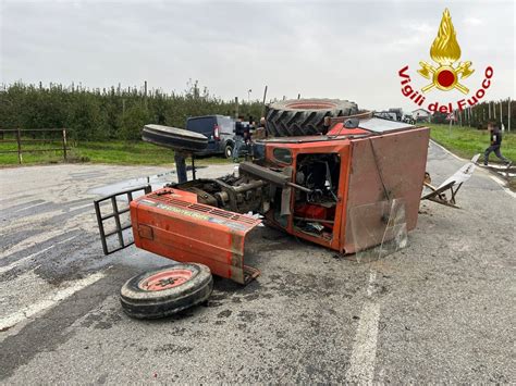 Scontro Tra Trattore E Furgone A Saluzzo Prima Cuneo