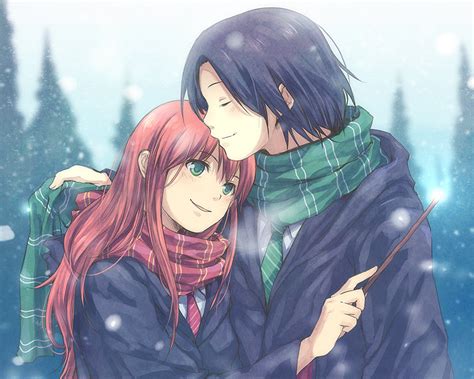 Snape and Lily - Severus Snape & Lily Evans Fan Art (21053601) - Fanpop