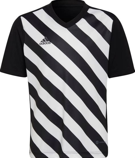 Koszulka Juniorska Entrada Graphic Jersey Adidas Czarna Bia A