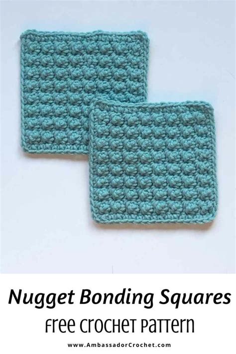 Bonding Squares Free Crochet Pattern Ambassador Crochet In