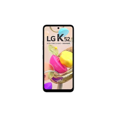 Smartphone LG K52 64GB Cinza 4G Octa Core 3GB ram Tela 6 59 Câm