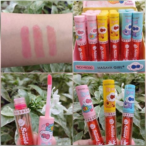 Jual ECER HASAYA LIP OIL LIPGLOSS 6090 Shopee Indonesia