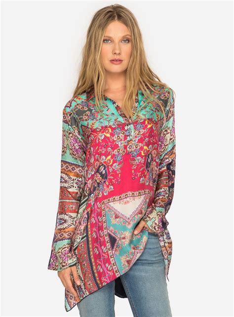 Meco Tunic Multi Boho Chic Shop Boho Chic Outfits Boho Chic Dress