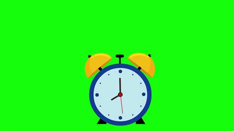 Alam clock animation green screen 4k 11361806 Stock Video at Vecteezy