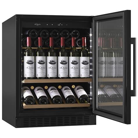 Under Counter Wine Cooler Winecave 700 60s Anthracite Black